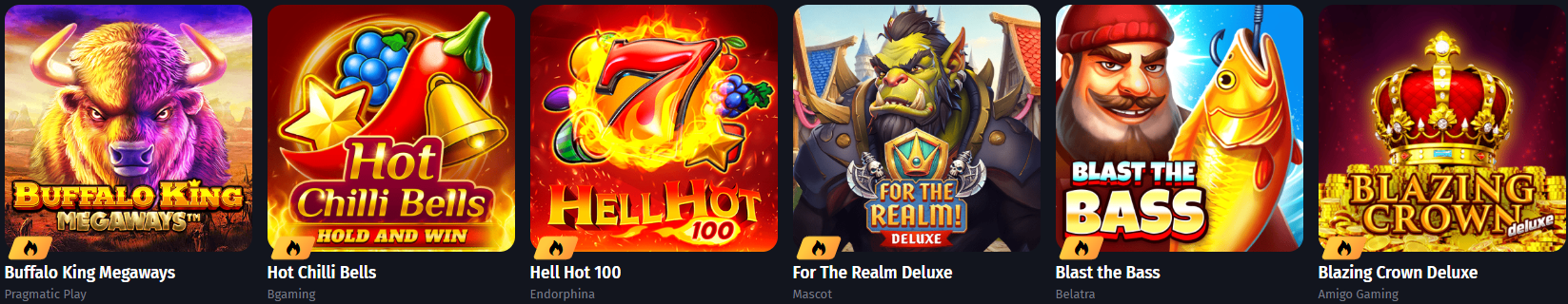 WinShark Casino Popular Pokies and Table Games Lobby - 3000+ Games Available