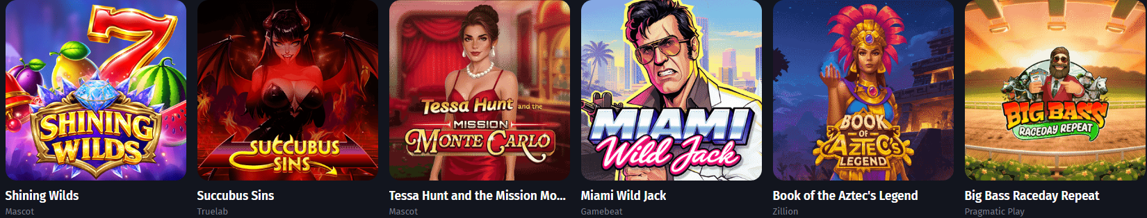 WinShark Casino Game Providers and Software - RNG Tested Pokies and Live Dealers